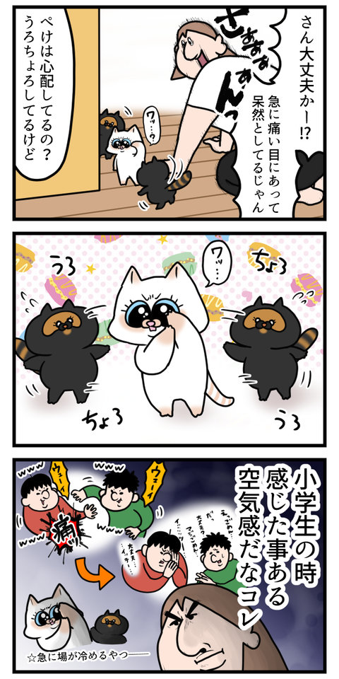 猫だって予想外の事があると固まるよね2