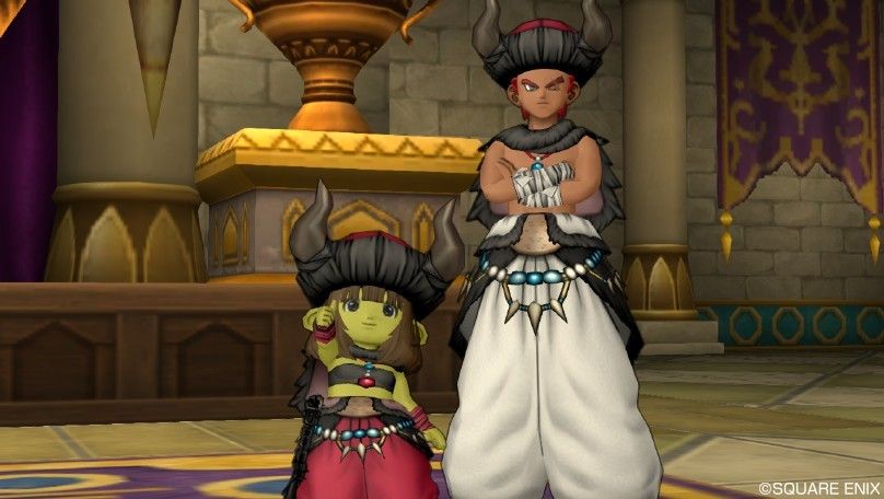 獄獣のケープセットで 記念撮影 ドワーフ女 ドワーフ ユリンギのドラクエ１０日記