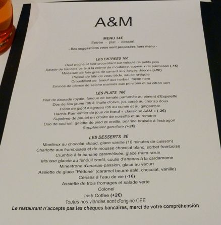 AM carte
