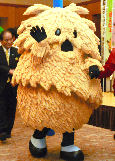 ゆるキャラ 宮城 栗原市のゆるキャラ ねじり ほんにょ デビュー ゆるキャラ 宮城 栗原市のゆるキャラ ねじり ほんにょ デビュー