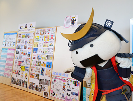 ゆるキャラ 宮城県 むすび丸 10歳のお誕生日迎え記念コーナー設置