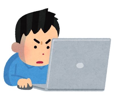 s-pose_necchuu_computer_man