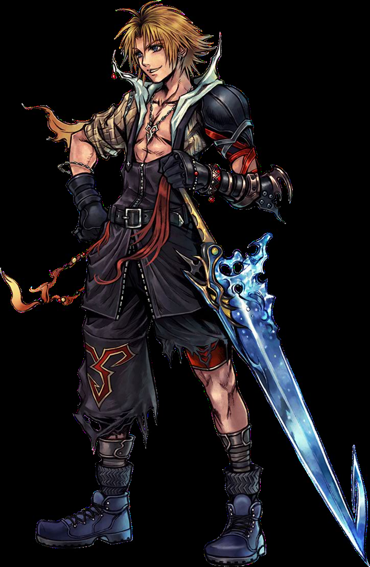天野喜孝 ファイナルファンタジー10のティーダとユウナを描いてみました ゆるゲーマー遅報