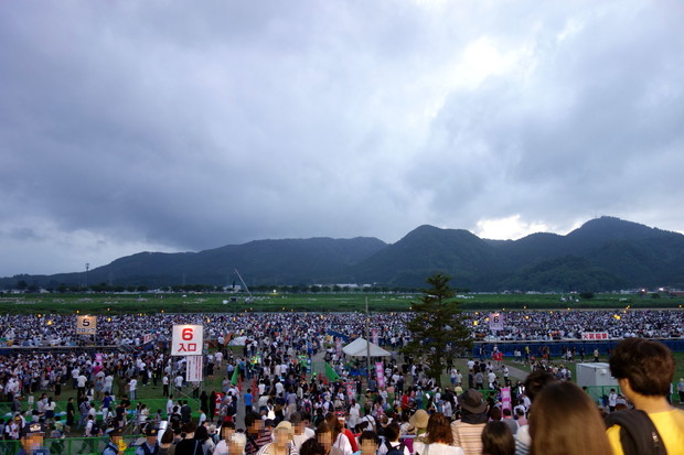 大曲の花火・会場入り口