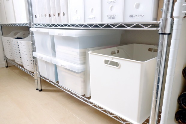 納戸・古紙収納・ニトリ・インボックス①