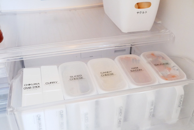 セリア・はがきケース・冷蔵庫・チルド室②