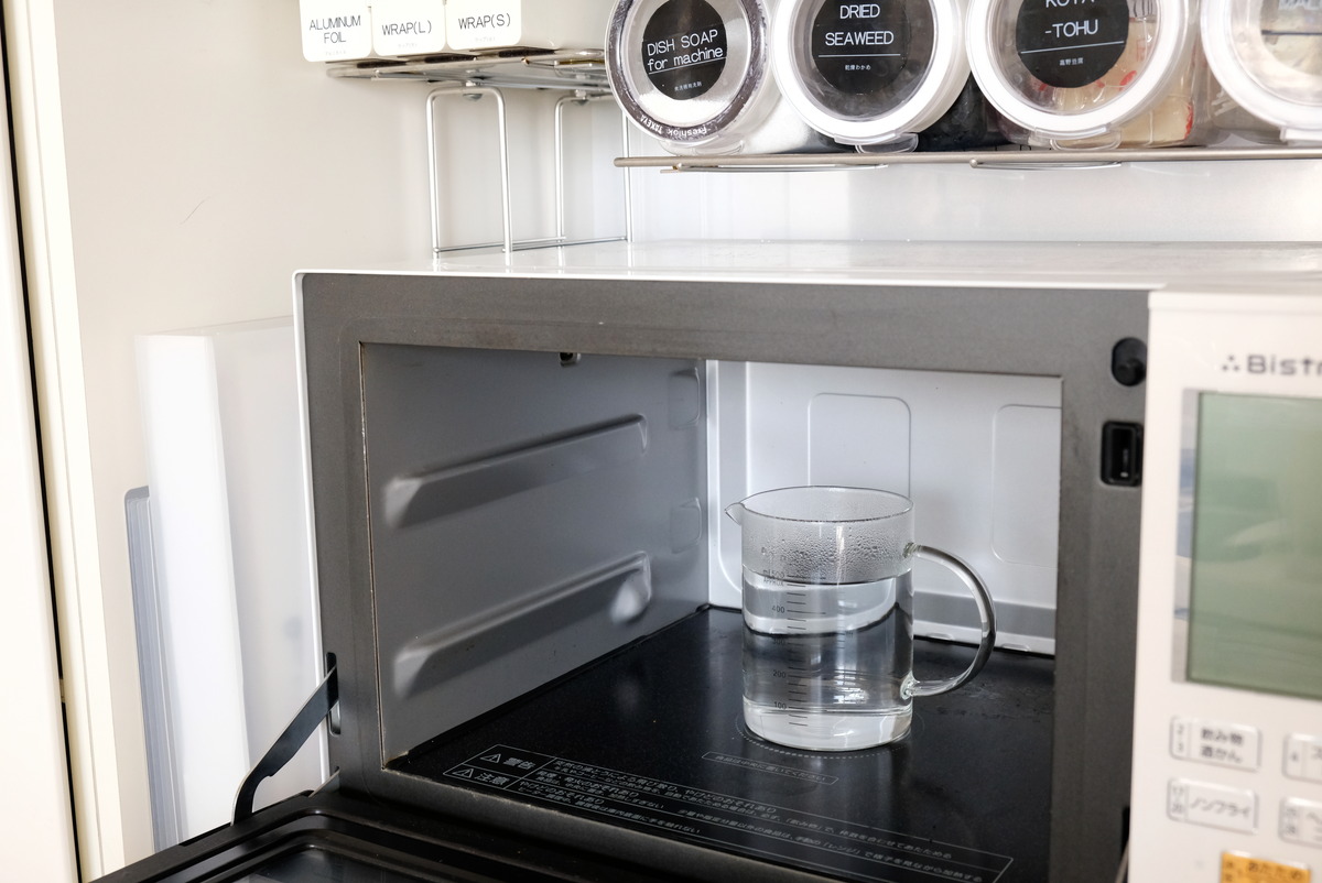 ダイソー・耐熱計量カップ 500mL・電子レンジ①