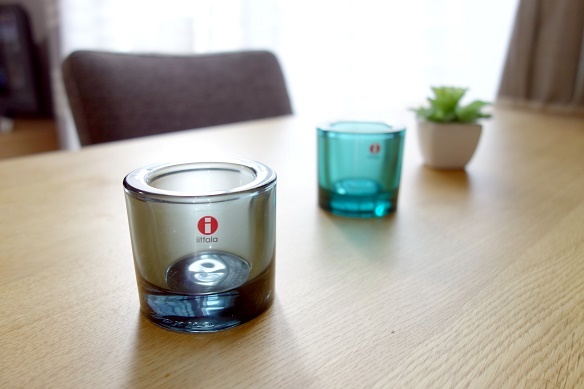 iittala KIVI　キャンドルホルダー　グレー①