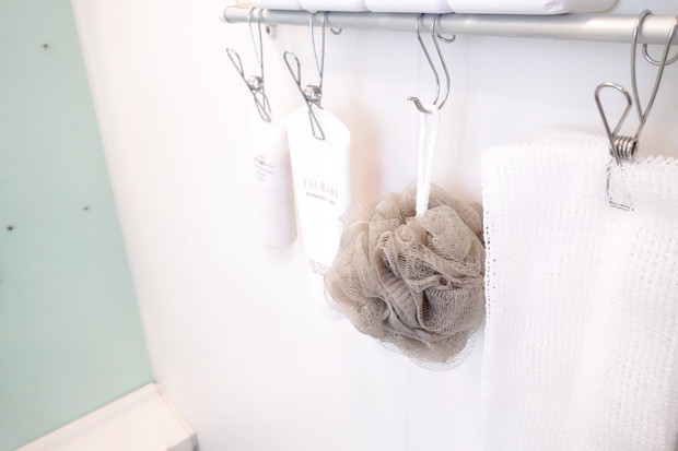 キャンドゥ・泡立ちネットボール・浴室・吊るす収納②