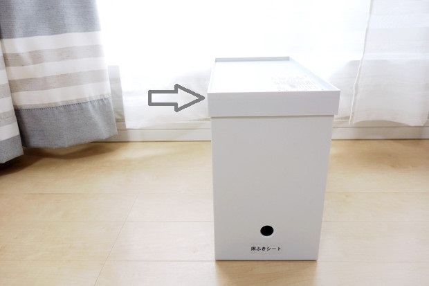 無印・ポリプロピレンボックス用　キャスターもつけられるフタ②