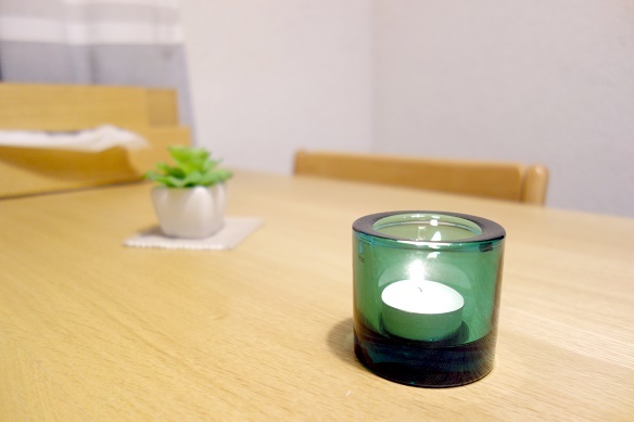 iittala KIVI キャンドルホルダー シーブルー⑥
