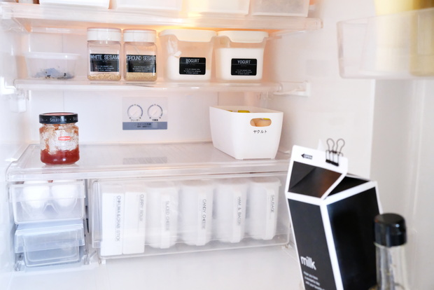 セリア・はがきケース・冷蔵庫・チルド室③