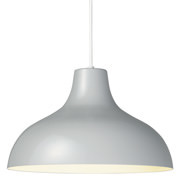 無印・ペンダントライトアルミ・L/シェード:グレー