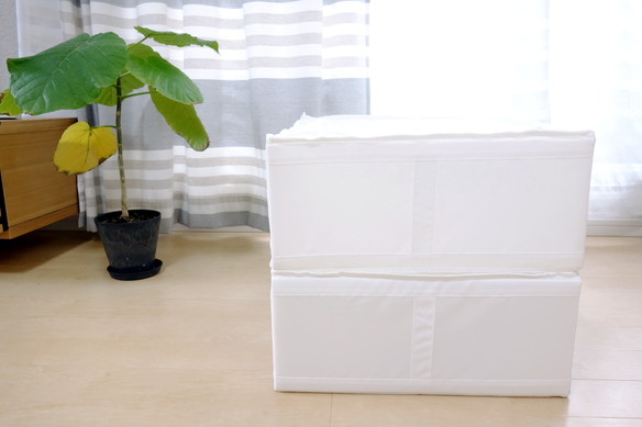 IKEA・SKUBB 収納ケース, ホワイト 44x55x19cm①