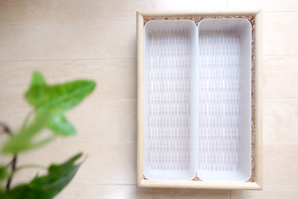 無印・ブリ材バスケット・PP整理ボックス①