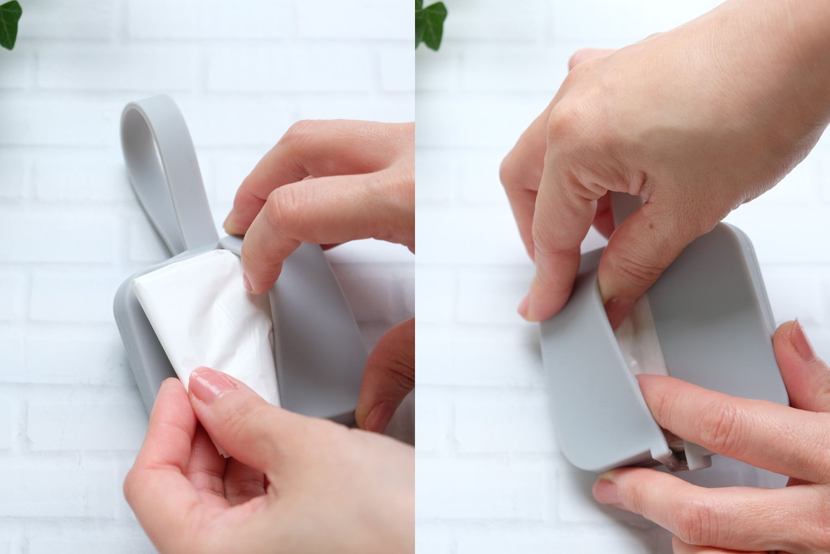 ❺8514② (2)キャンドゥ・シリコーンレジ袋ケース