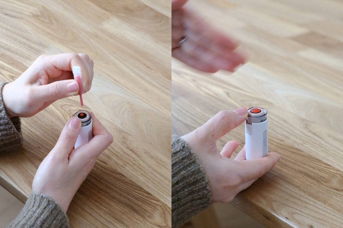 ❷シャチハタ・キャップレスホルダー②