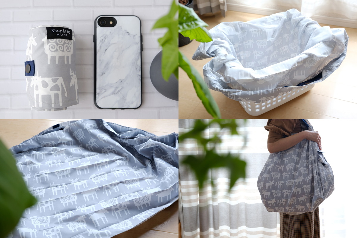 BENGT&LOTTA×Shupatto Lサイズ コンパクトバッグ シュパット②