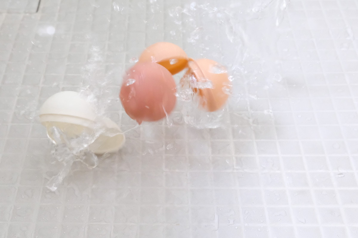 ❼0585②スリコ・くり返し使える水風船