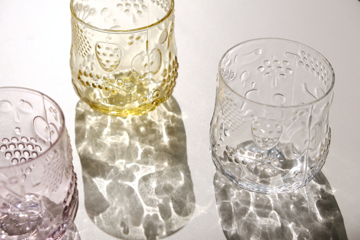 フルッタ　タンブラー　レモン　３個 iittala「フルッタ・レモン」＊可愛すぎる、爽やかなグラス！活用例