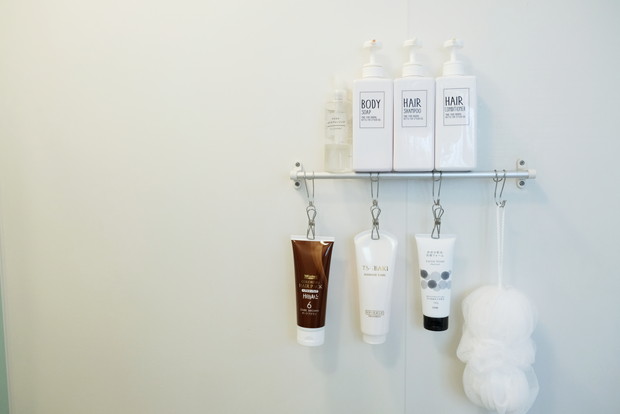 無印・のびのびボディーネット・浴室・シャンプー収納①