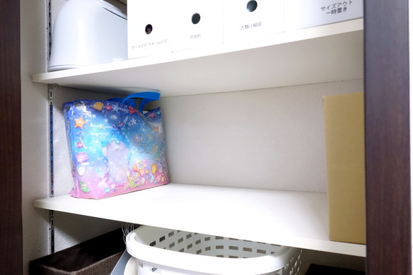 身支度スペース上・学用品避難場所①