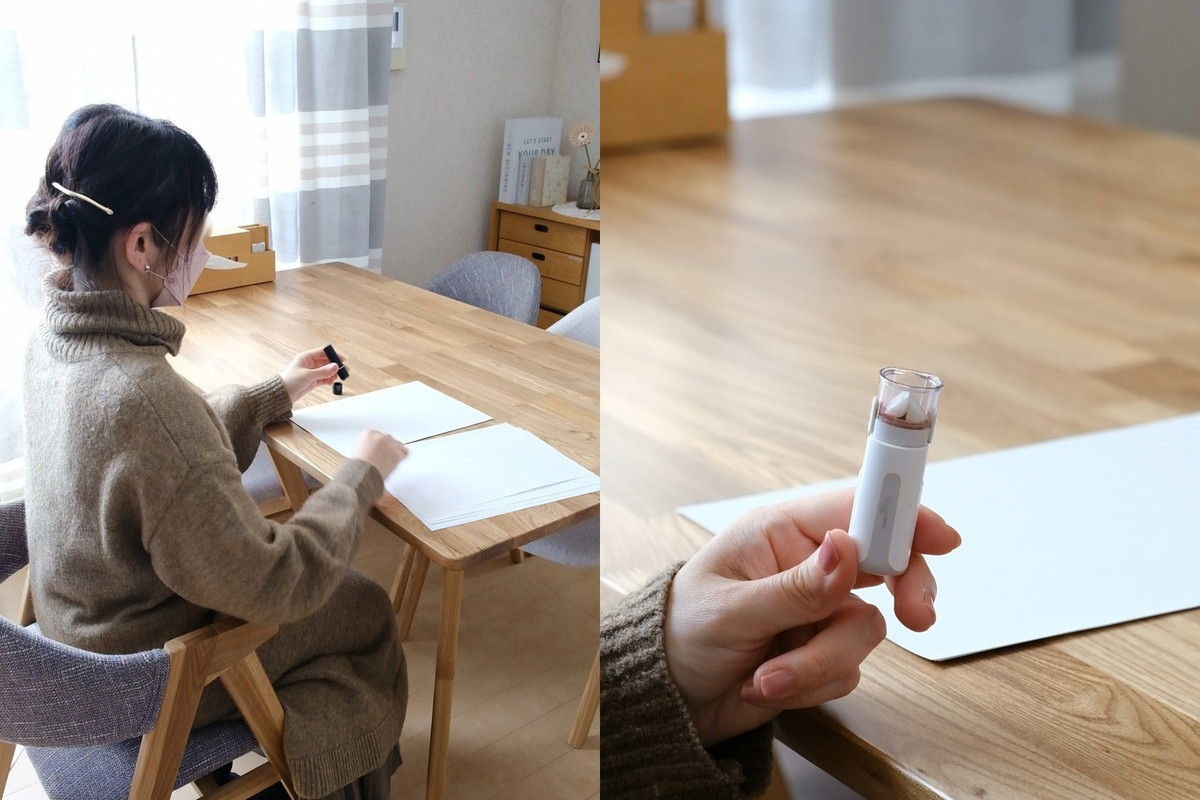 ❶シャチハタ・キャップレスホルダー③