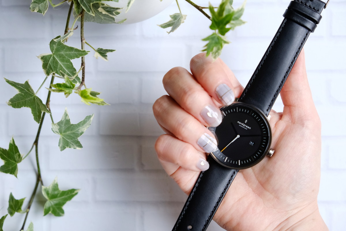 キャンドゥ・ジェルネイルシール・Nordgreen（ノードグリーン）・Philosopher・ブラック・ガンメタル①