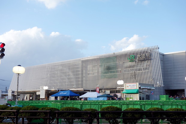 大曲の花火・駅前