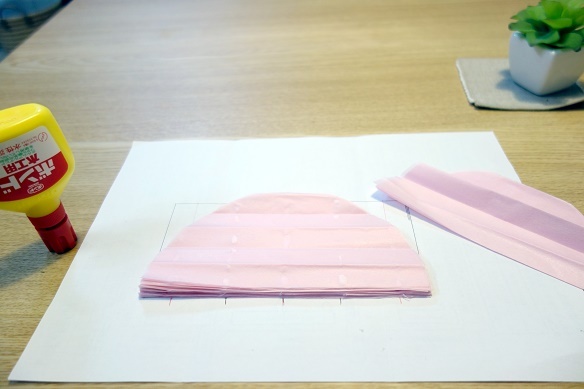 ハニカムボール作り②