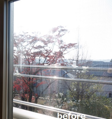 窓掃除④