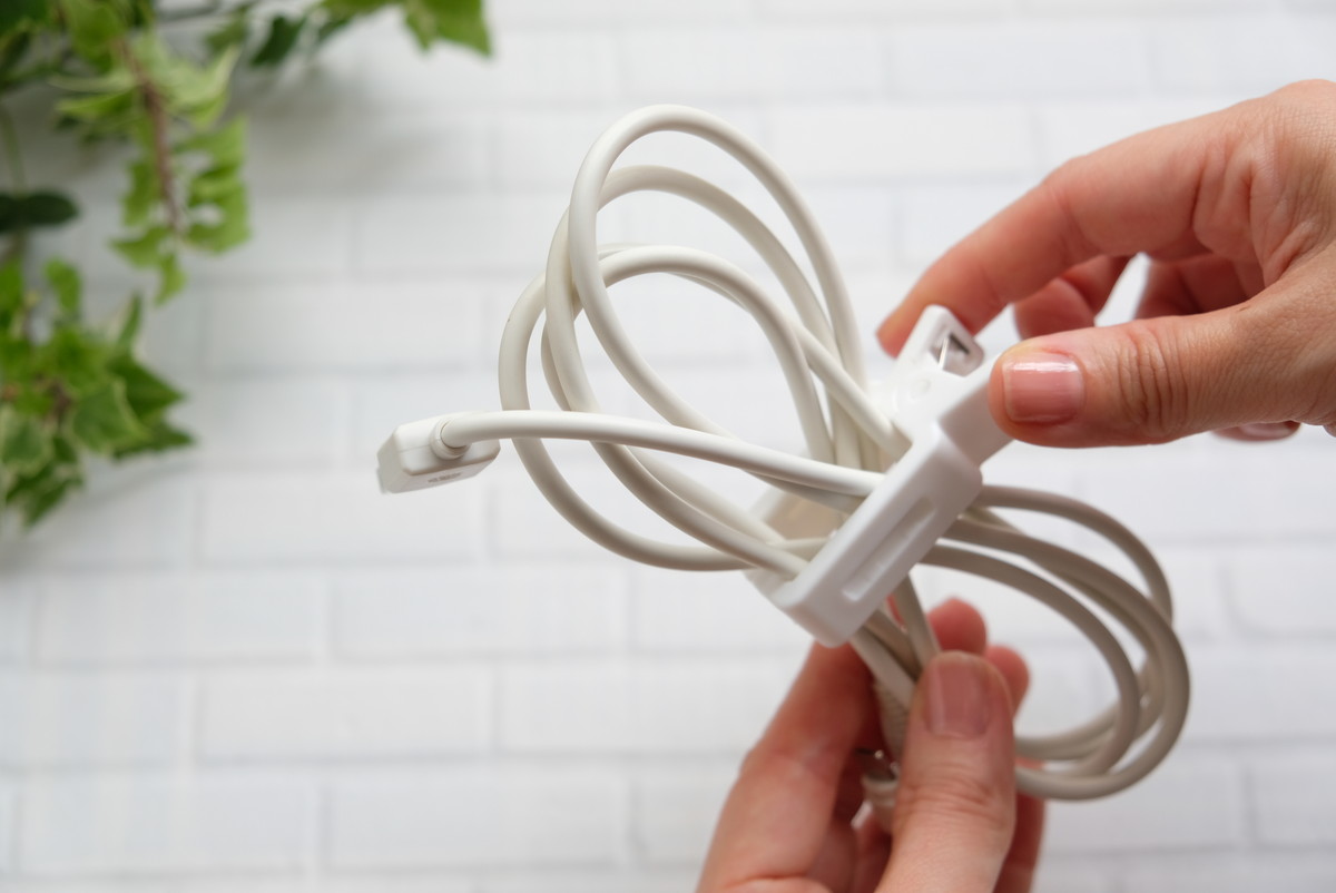 ❼5093セリア・つながるコードクリップ