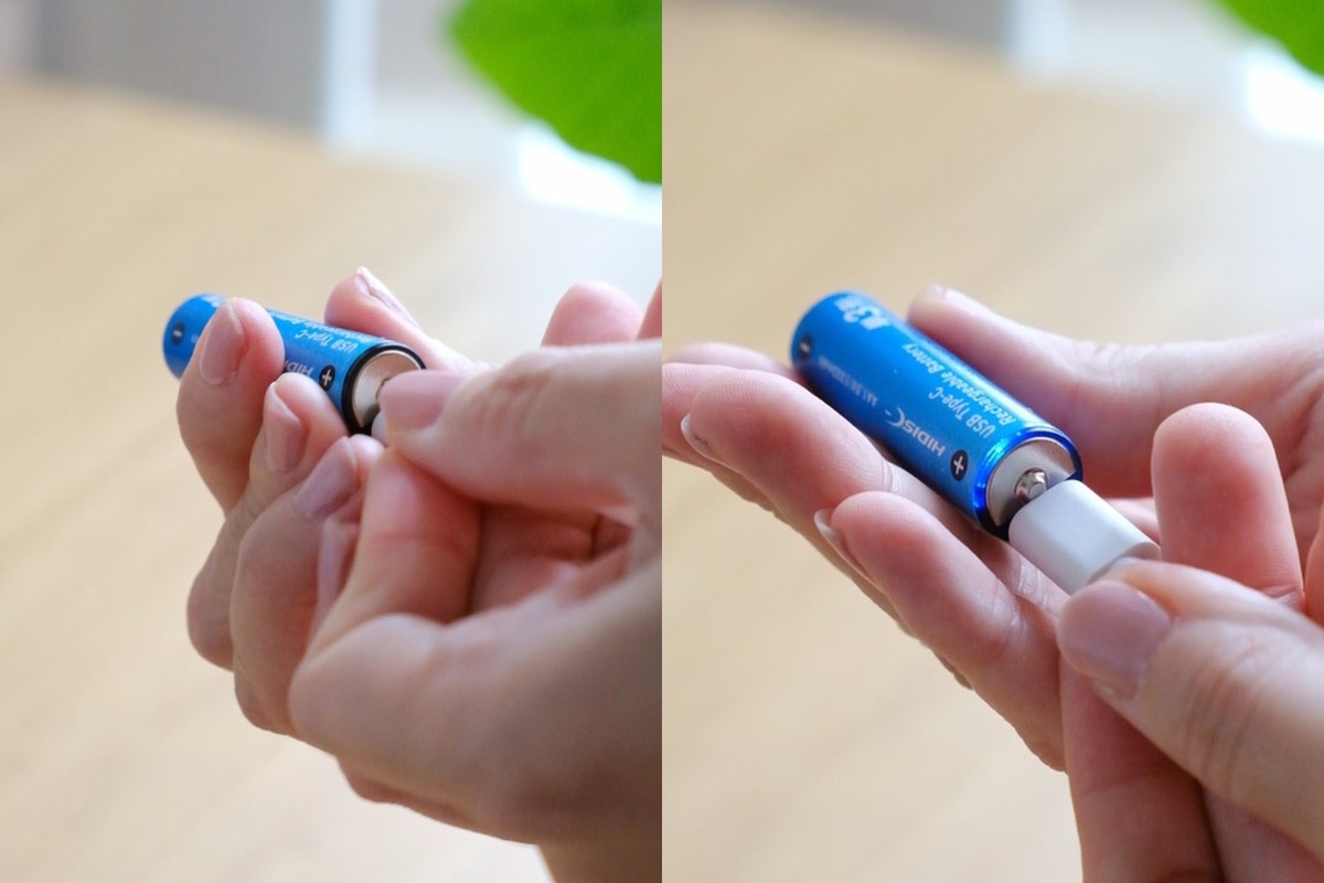 ❺1.9.1rc32・ダイソー・USB充電式リチウムイオンバッテリー