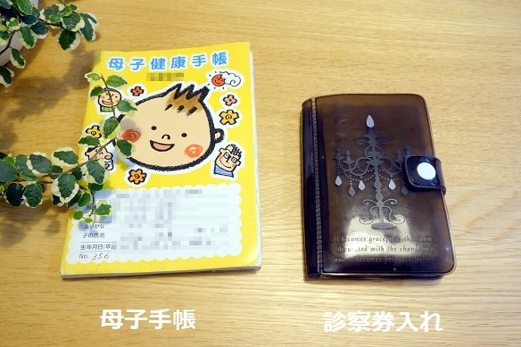 母子手帳&セリア・カードケース①