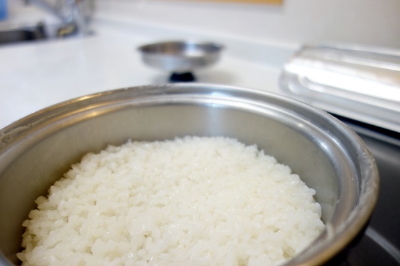 お鍋で炊飯①