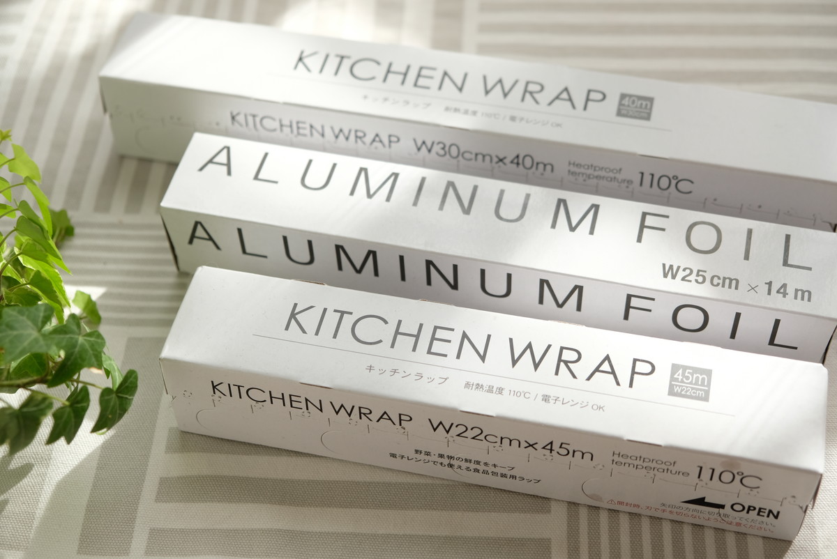 ❹5355セリア・ラップ・アルミホイル