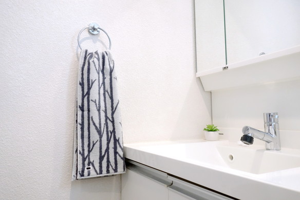 洗面所・スコープ / house towel グレー フェイスタオル [scope]②