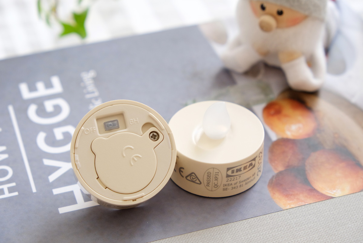 IKEA・GODAFTON グダフトン LEDティーライト③