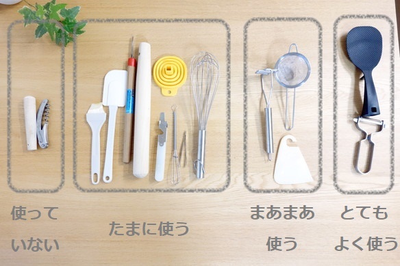 キッチンツール・見直し①