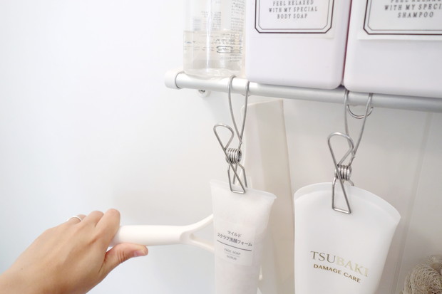 浴室・吊るす収納①