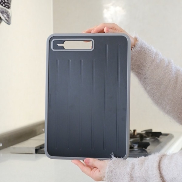 ❸ニトリ・1枚4役解凍プレート②