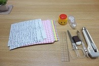 フラッグガーランド作り①