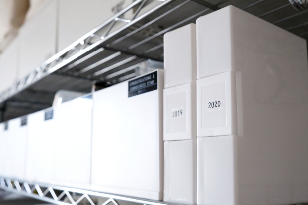 セリア・はがきケース・年賀状・納戸①