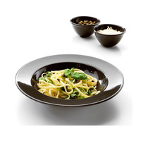 IKEA･VARDAGEN 深皿, ダークグレー①