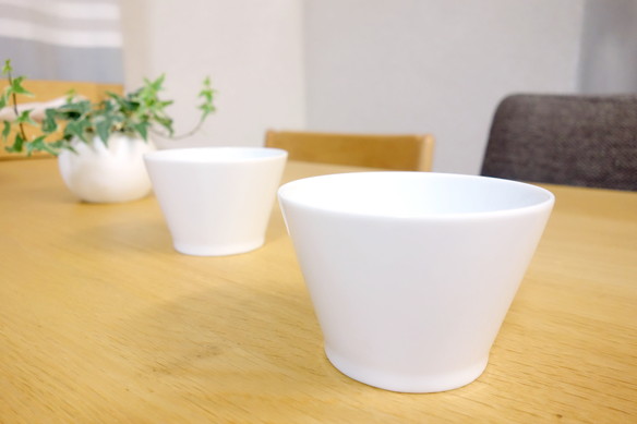 IKEA 365+ ボウル, 斜め縁 ホワイト②