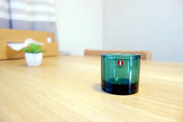 iittala KIVI キャンドルホルダー シーブルー②