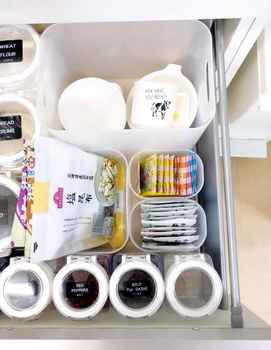 パモウナ・引出し・子供食器・ふりかけ収納②