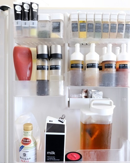 無印・マグネットバー・ポリプロピレンファイルボックス用・仕切付ポケット・冷蔵庫・ドアポケット②