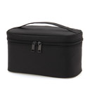 無印・ナイロン手付ポーチ　黒・約１２．５×２０．５×１０．５ｃｍ①