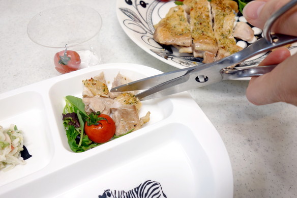 キッチンスパッター・子供チキンステーキ①